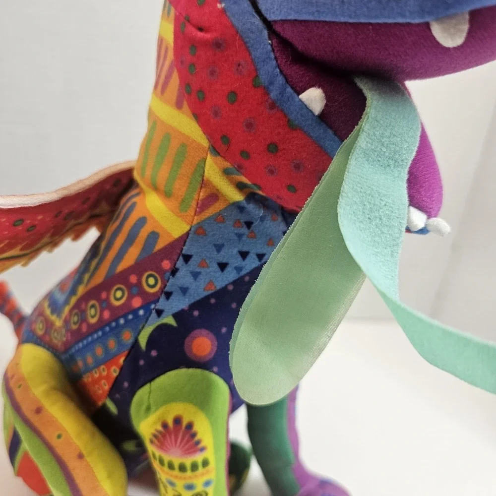 Disney Pixar COCO Dante Alebrije Rainbow Dog Plush Works Barks Talking